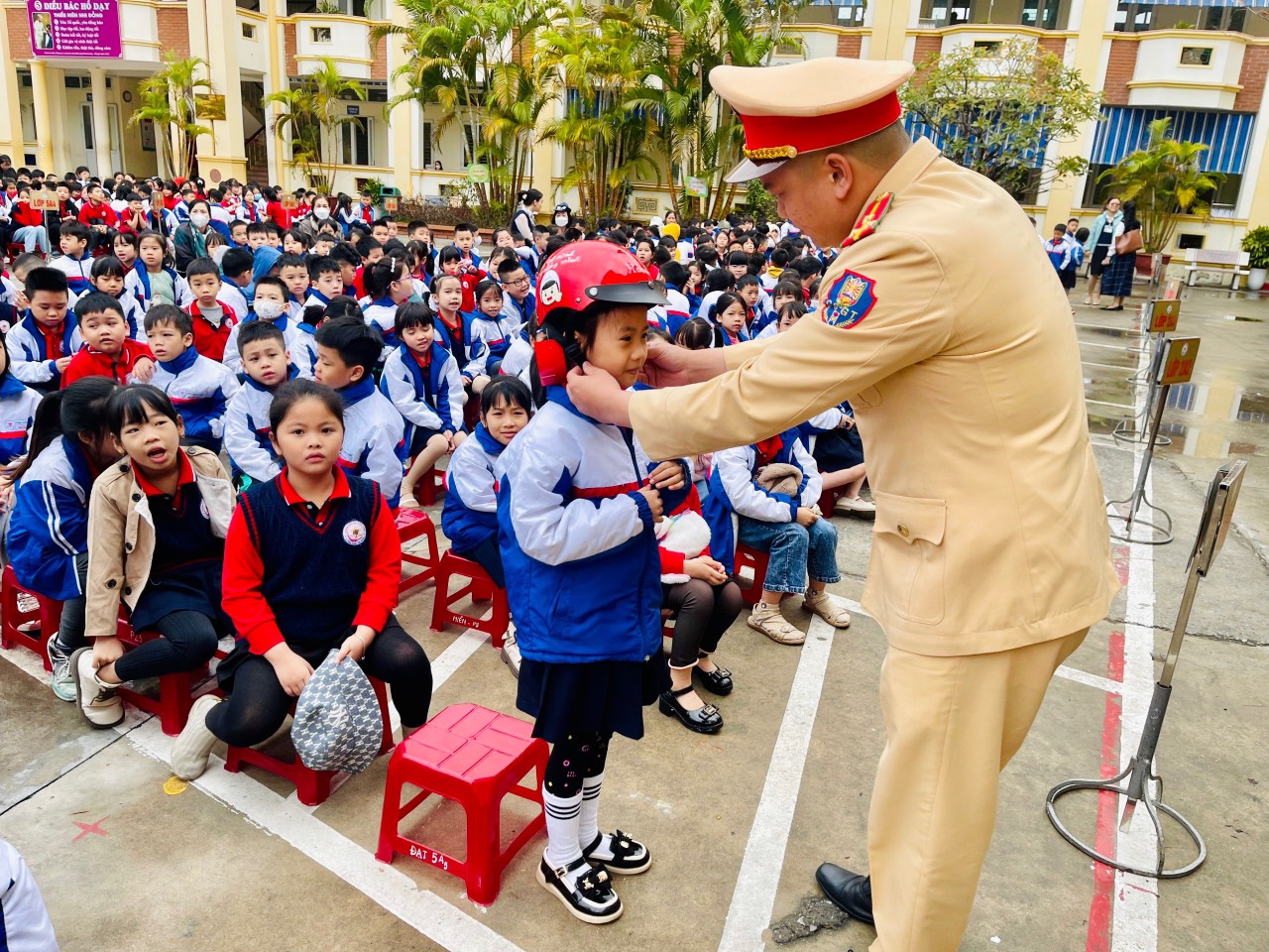 Trường Tiểu học Hùng Vương (quận Hồng Bàng) gửi thư cảm ơn